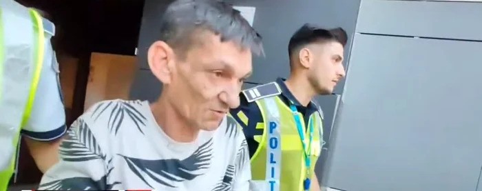 Barbat beat fura ambulanta oprit de politie cu focuri