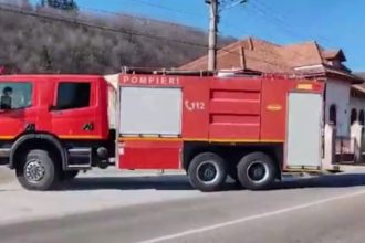 Barbat prins de electricitate in Aninoasa