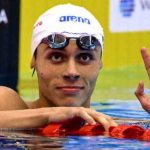 David Popovici concureaza marti in finala de 200 m liber
