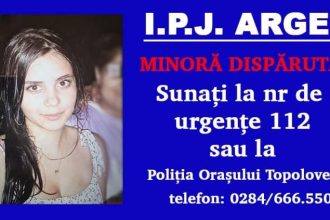 Fata de 13 ani cautata de politie in Pitestii