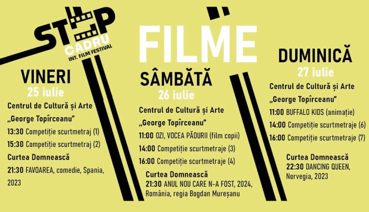 Festivalul Stop Cadru revine la Curtea de Arges