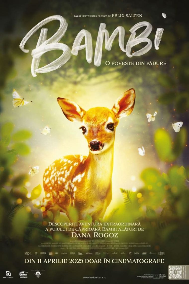 Noul film cu Bambi se difuzeaza sambata la Pitesti