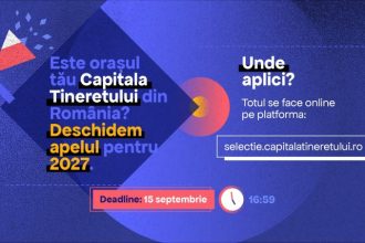 Orasele pot candida pentru Capitala Tineretului 2027