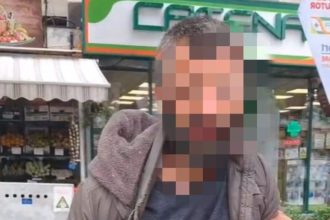 Piteshti Barbat agresiv imobilizat de Politia Locala