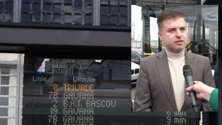 Piteti 61 afisaje vor arata sosirea autobuzelor