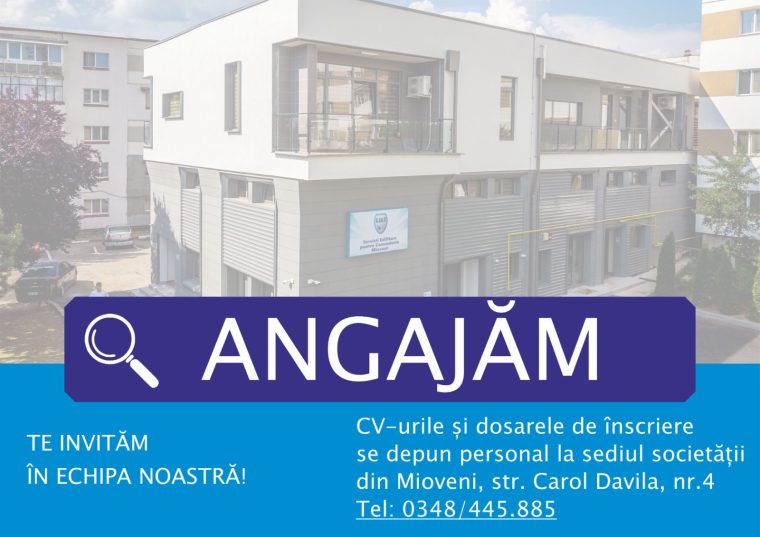 Servicii Edilitare Mioveni angajeaza sudor