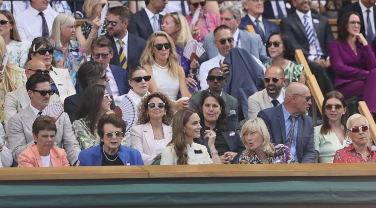 Simona Halep impreuna cu Kate Middleton la Wimbledon