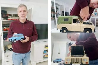 Singurul romn care face machete ARO detaliate