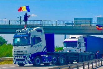 Soferul care a blocat A1 in protest sub control judiciar