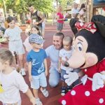 Surprize pentru copii la deschiderea noului parc de joaca din Bradu