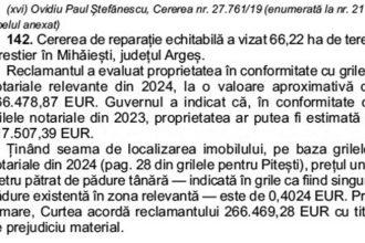 Sute de mii de euro pentru terenu din Mihaiesti