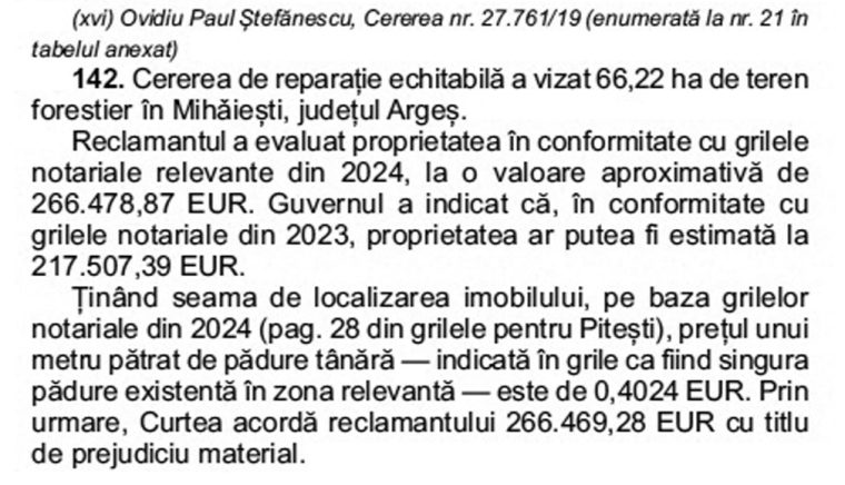 Sute de mii de euro pentru terenu din Mihaiesti