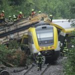 Tren deraiat in Germania trei morti inclusiv mecanicul