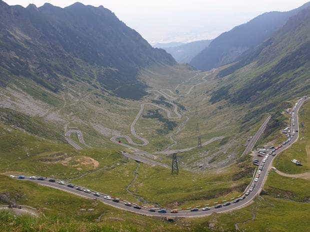 Aglomeratie pe Transfagarasan si DN 1 Sibiu Brasov
