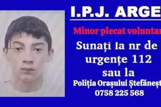 Arge A disparut dupa ce a plecat de acasa