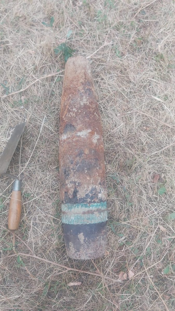 Arges Descoperire a unui proiectil din Al Doilea Razboi Mondial