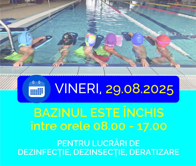 Bazinul din Mioveni inchis timp de o zi