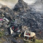 Cinci tone de deseuri au ars in Bascov