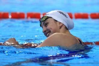 Daria Silisteanu si Aissia Pisecariu in finala de 100 m spate