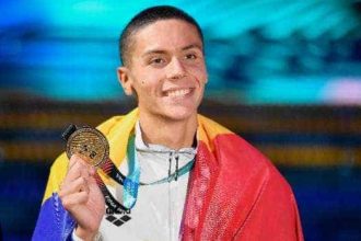 David Popovici a castigat aurul la 100 metri liber