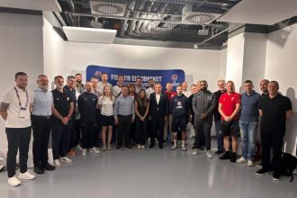 Gentea la deschiderea FIBA U18 Eurobasket Este o onoare pentru orasul nostru