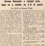 Istorie alb violeta Dinamo Pitesti pierdea greu