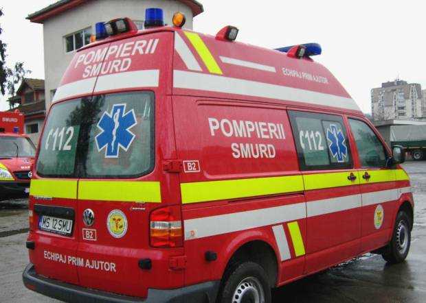 Pieton ranit in accident la Pitesti zona Vamii