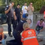 Pitestean salvat dupa infarct Video cu jandarmii