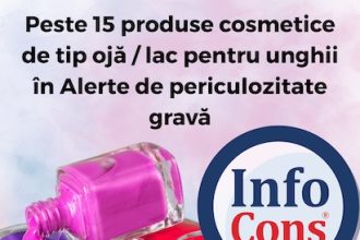 Produse cosmetice oja lac unghii Alerte periculozitate grava