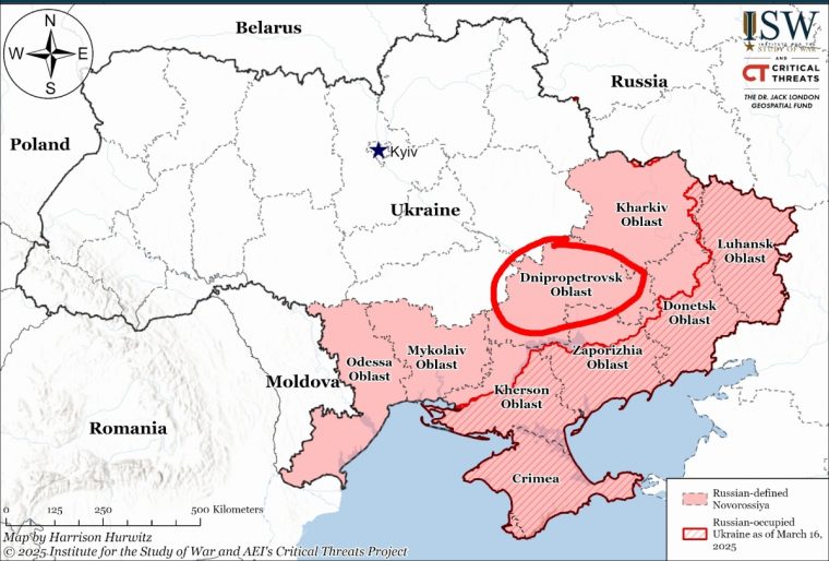 Rusii continua avansul in Dnipropetrovsk A treia localitate cucerita