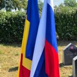 Steagul Rusiei ridicat la un eveniment in Iasi