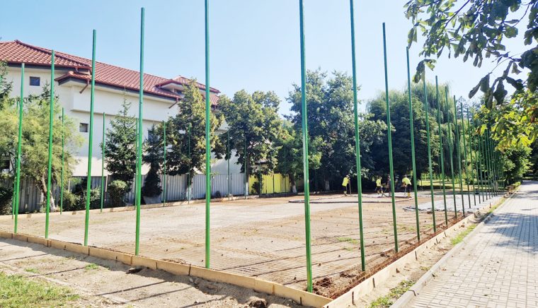 Terenul multisport din Parcul Fantana lui Manole se amenajeaza