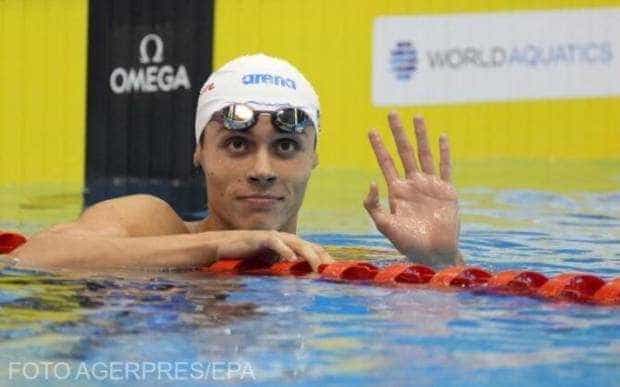 Trofeu special pentru David Popovici de la nationala Romaniei