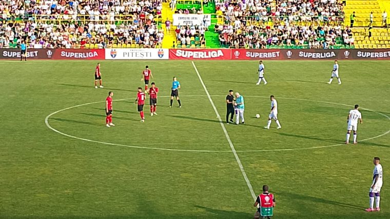 Vasile Florescu si Andrei Tofan au dat startul meciului FC Arges Csikszereda