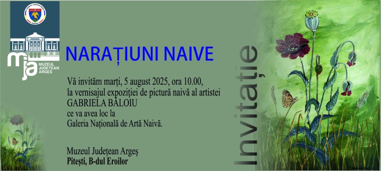 Vernisaj la Muzeul Judetean Arges Naratiuni naive