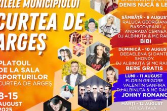Zilele Municipiului Curtea de Arges incep acum