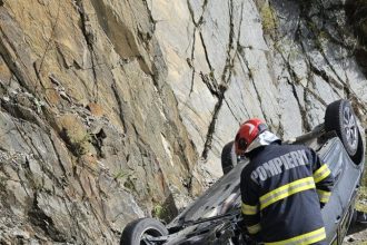 Accident langa Balea Lac Doi raniti transportati cu ambulanta