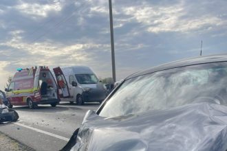 Accidente in Arges Albota si Bradu un ranit