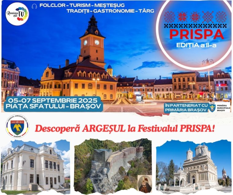 Argesul se promoveaza la Festivalul Prispa Brasov