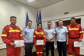 Avansari in grad la ISU Arges de Ziua Pompierilor