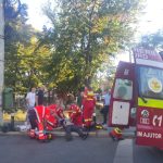 Barbat resuscitat langa Muzeul Judetean