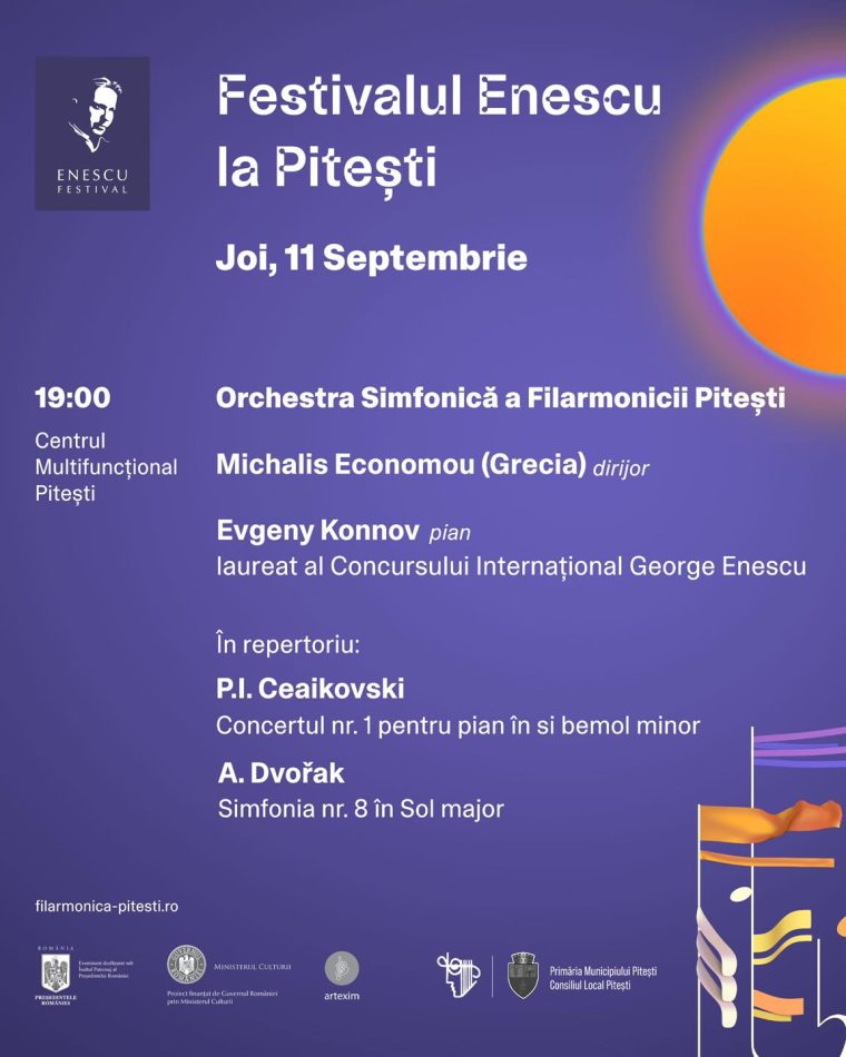Capodopere din repertoriul universal la Filarmonica Pitesti