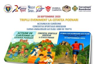 Curatenie alergare pe scari si sporturi la Poienari