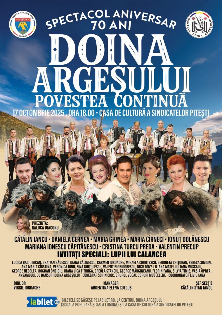 Doina Argesului 70 de ani de spectacole
