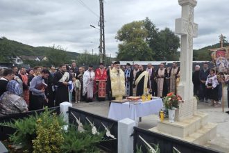 IPS Calinic slujba de sfintire la Crucea Micesti