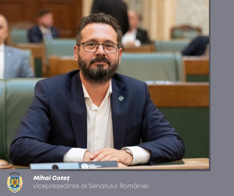 Mihai Cotez noul vicepresedinte al Senatului Multumesc colegilor pentru incredere