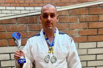 Pompierul din Arge Vlad Oprescu pe podium la Madrid