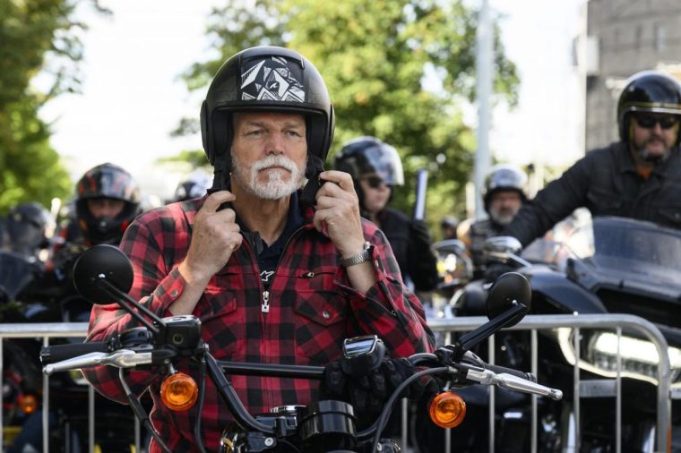 Presedintele Cehiei pe Transfagarasan admirand natura