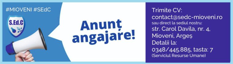 SEdC Mioveni angajeaza sudor