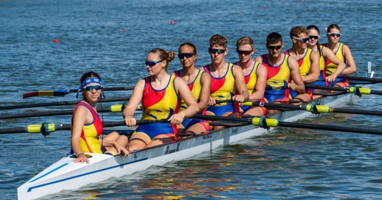 Sase medalii de aur pentru sportivii romani la CE Under 23 de canotaj